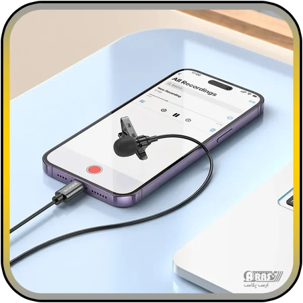 میکروفون یقه‌ای لایتنینگ بروفون مدل BFK11 - Image 3