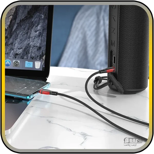 کابل تبدیل AUX تایپ سی / جک 3.5 بروفون مدل BL14 - Image 8