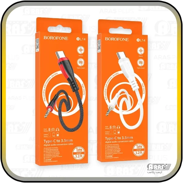 کابل تبدیل AUX تایپ سی / جک 3.5 بروفون مدل BL14 - Image 2