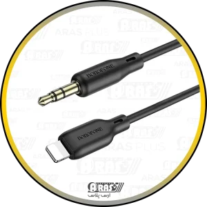 arasplus borofone bl18 audio mini jack to lightning 1m cable converter