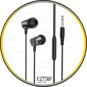arasplus borofone bm66 with mic 120cm audio mini jack wired earphones
