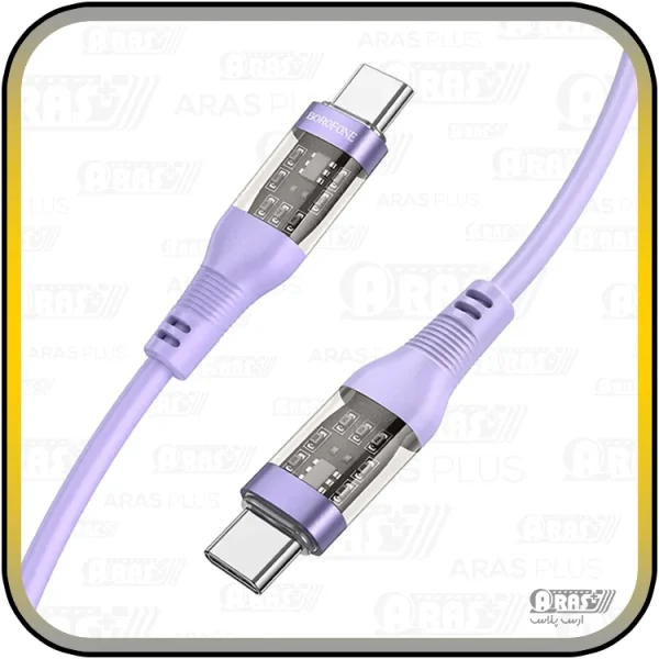 کابل شارژ تایپ سی 60 وات بروفون مدل BU37 - Image 13