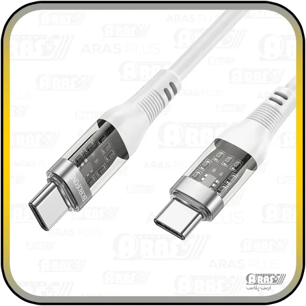 کابل شارژ تایپ سی 60 وات بروفون مدل BU37 - Image 4