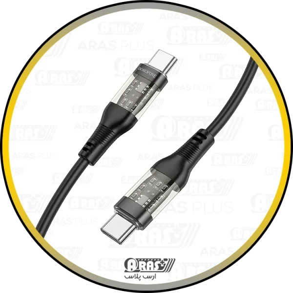 کابل شارژ تایپ سی 60 وات بروفون مدل BU37