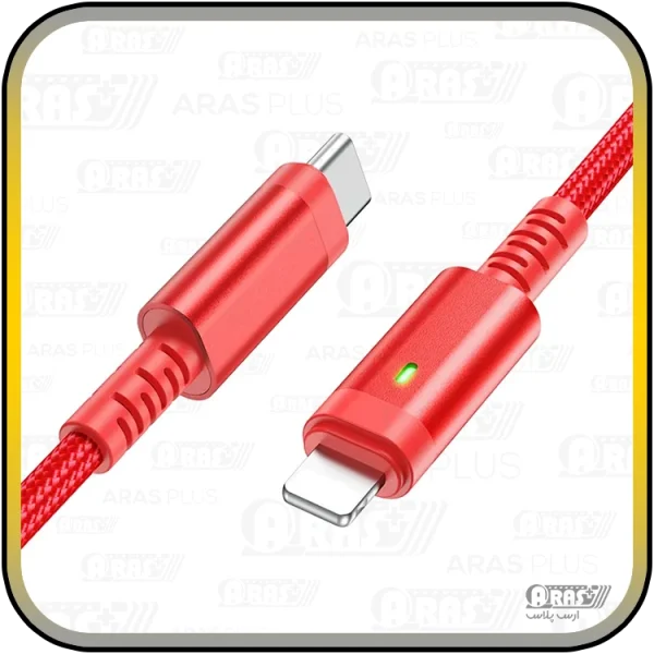 کابل شارژ تایپ سی / لایتنینگ بروفون مدل BU38 - Image 9