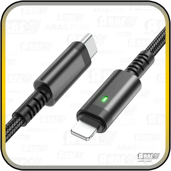 کابل شارژ تایپ سی / لایتنینگ بروفون مدل BU38 - Image 11