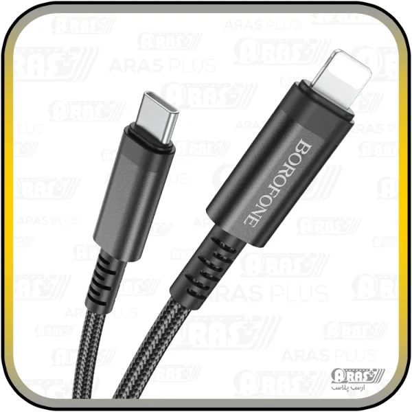 کابل شارژ تایپ سی / لایتنینگ بروفون مدل BU38 - Image 4