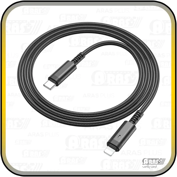 کابل شارژ تایپ سی / لایتنینگ بروفون مدل BU38 - Image 6
