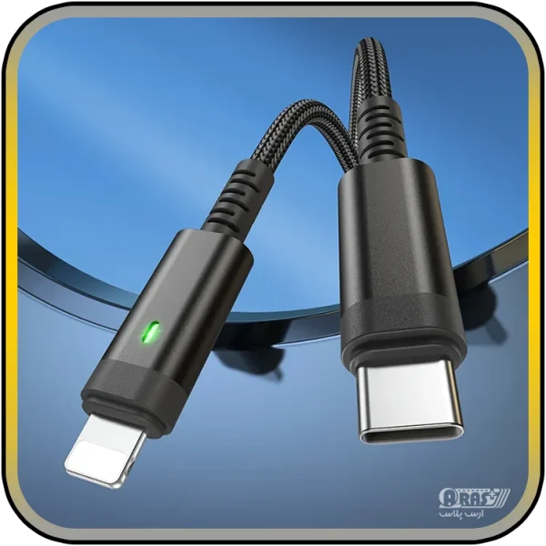 کابل شارژ تایپ سی / لایتنینگ بروفون مدل BU38 - Image 8