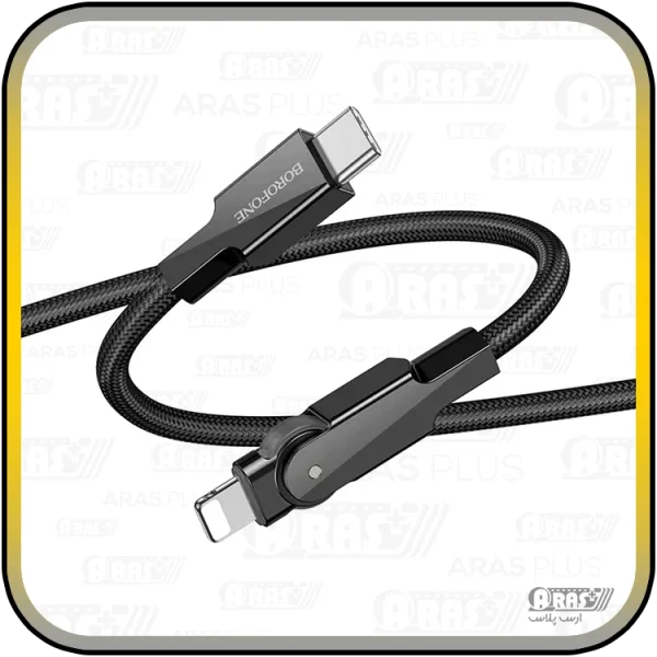 کابل شارژ تایپ سی / لایتنینگ بروفون مدل BU41 - Image 8