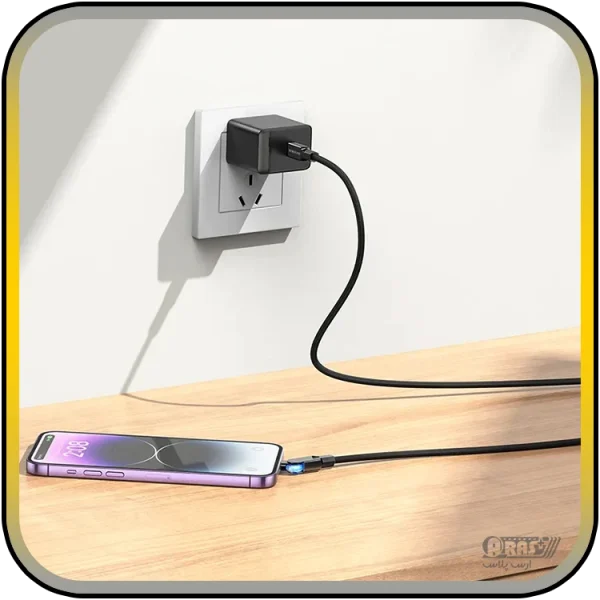 کابل شارژ تایپ سی / لایتنینگ بروفون مدل BU41 - Image 3
