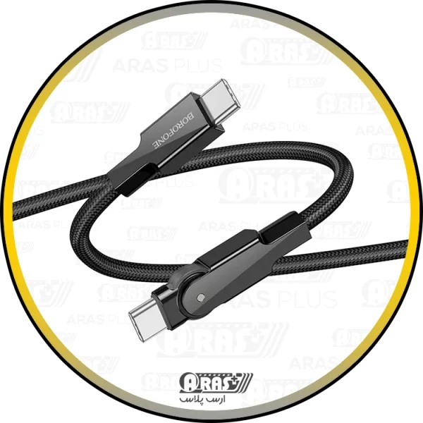 کابل شارژ تایپ سی 60 وات بروفون مدل BU41