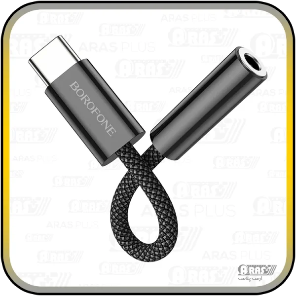 کابل تبدیل تایپ سی / جک 3.5 مادگی بروفون مدل BV15 - Image 5
