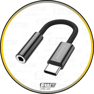 arasplus borofone bv15 usbc to audio mini female jack 10cm cable converter