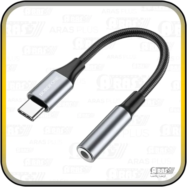 کابل تبدیل تایپ سی / جک 3.5 مادگی بروفون مدل BV16 - Image 9