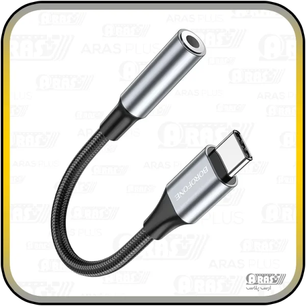 کابل تبدیل تایپ سی / جک 3.5 مادگی بروفون مدل BV16 - Image 7
