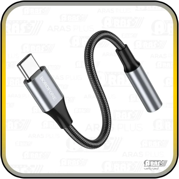 کابل تبدیل تایپ سی / جک 3.5 مادگی بروفون مدل BV16 - Image 5
