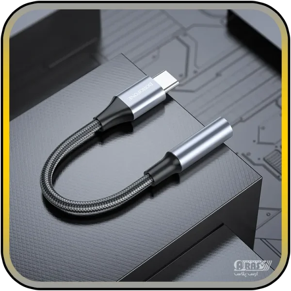 کابل تبدیل تایپ سی / جک 3.5 مادگی بروفون مدل BV16 - Image 8