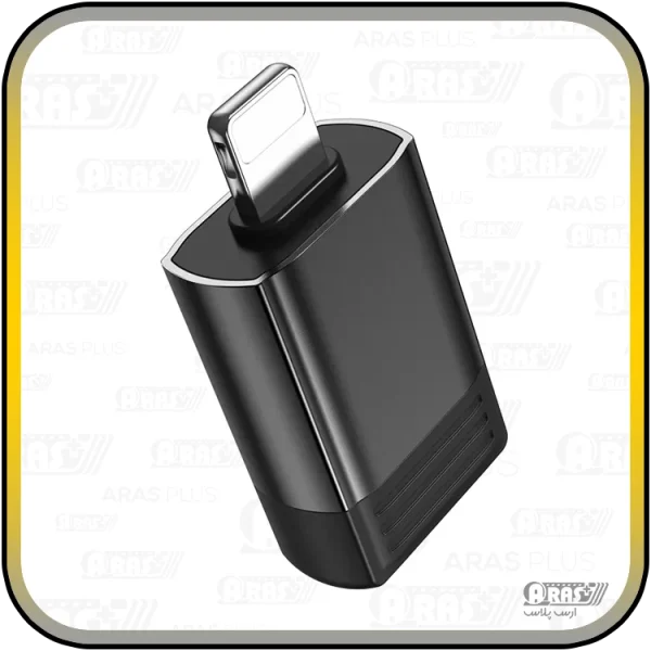 تبدیل OTG لایتنینگ / USB2.0 بروفون مدل BV18 - Image 8