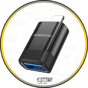 arasplus borofone bv18 female usba to lightning otg dongle converter