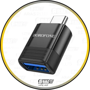 arasplus borofone bv18 female usba usb3 to usbc charging support otg dongle converter