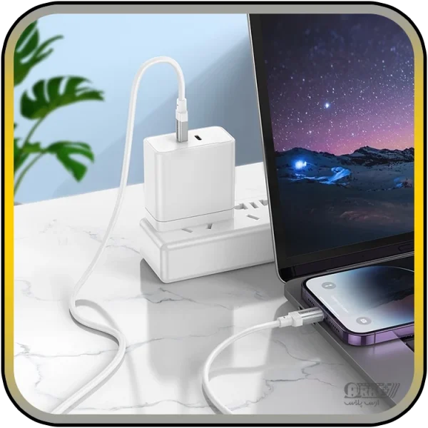 کابل شارژ تایپ سی / لایتنینگ بروفون مدل BX108 - Image 3