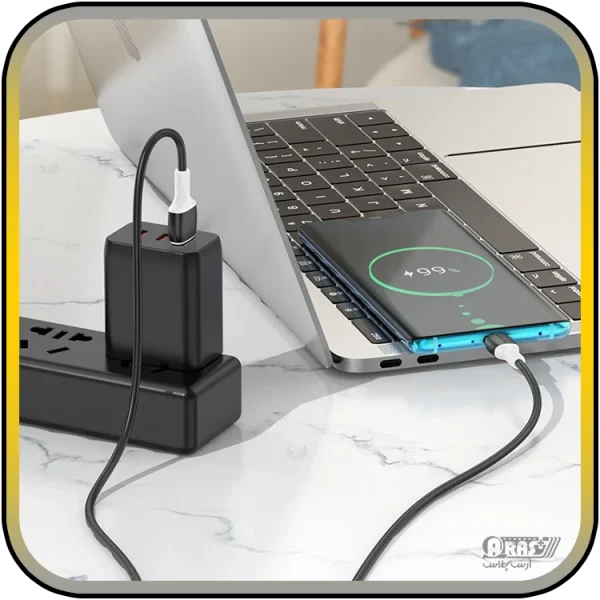 کابل شارژ تایپ سی بروفون مدل BX84 - Image 8