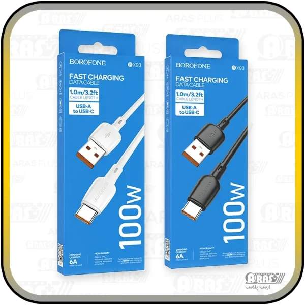 کابل شارژ تایپ سی 100 وات بروفون مدل BX93 - Image 2