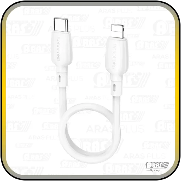 کابل شارژ کوتاه تایپ سی / لایتنینگ بروفون مدل BX93 - Image 4