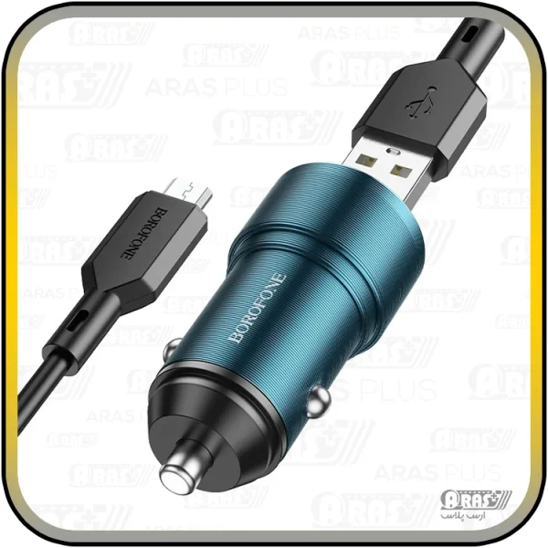 شارژر فندکی 18 وات بروفون مدل BZ19A با کابل میکرو - Image 4