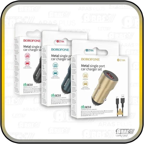 شارژر فندکی 18 وات بروفون مدل BZ19A با کابل میکرو - Image 2