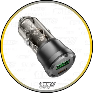 arasplus borofone bz25 2port usba usbc pd 20w qc3 car charger