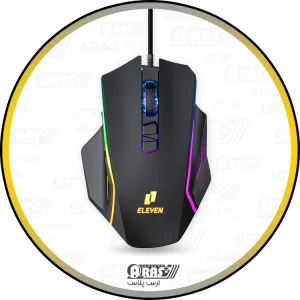 arasplus eleven gm1 wired 8keys 7200dpi rgb gaming mouse