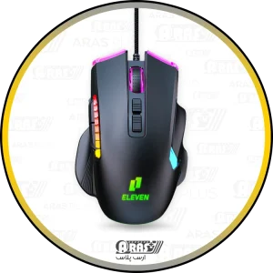 arasplus eleven gm5 wired 8keys 7200dpi rgb gaming mouse