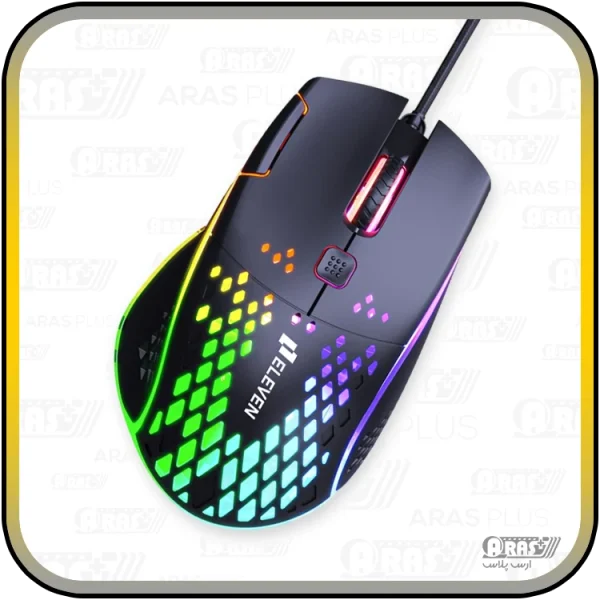 موس گیمینگ سیم دار الون مدل GM-6 - Image 13