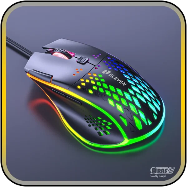 موس گیمینگ سیم دار الون مدل GM-6 - Image 3