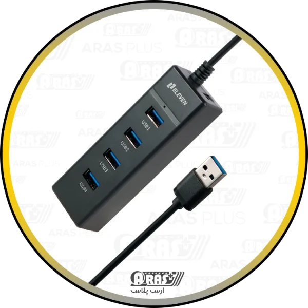 هاب 2.0 USB کابل دار الون مدل H-201