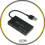 arasplus eleven h301 4port 20w power input 15cm cable usb3 hub