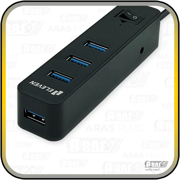 هاب 3.0 USB کابل دار الون مدل H-302 - Image 5