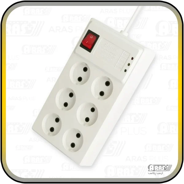 محافظ برق شش خانه الون مدل VP9006 - Image 3