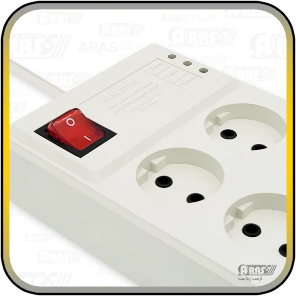 محافظ برق شش خانه الون مدل VP9006 - Image 4