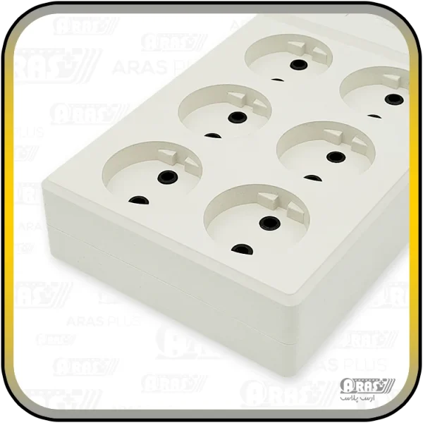 محافظ برق شش خانه الون مدل VP9006 - Image 7