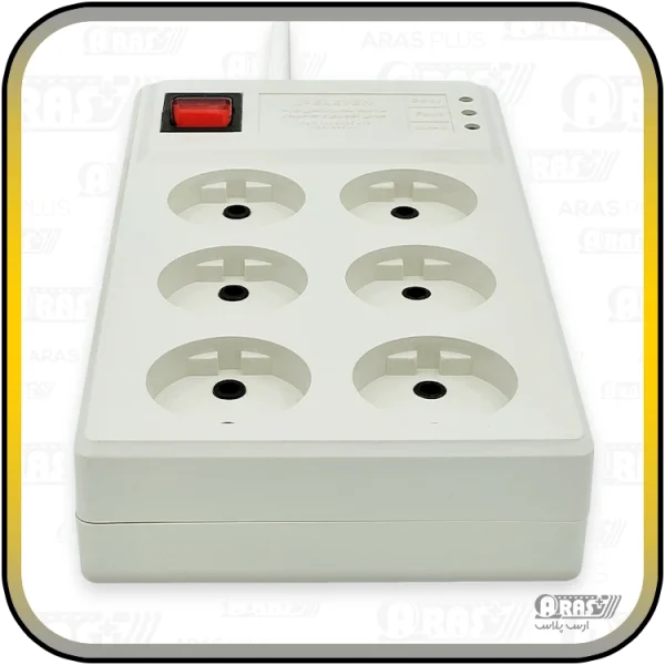 محافظ برق شش خانه الون مدل VP9006 - Image 5