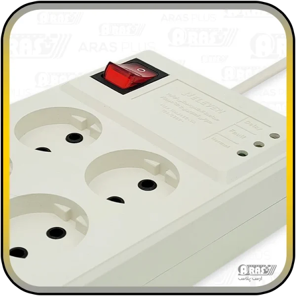 محافظ برق شش خانه الون مدل VP9006 - Image 6
