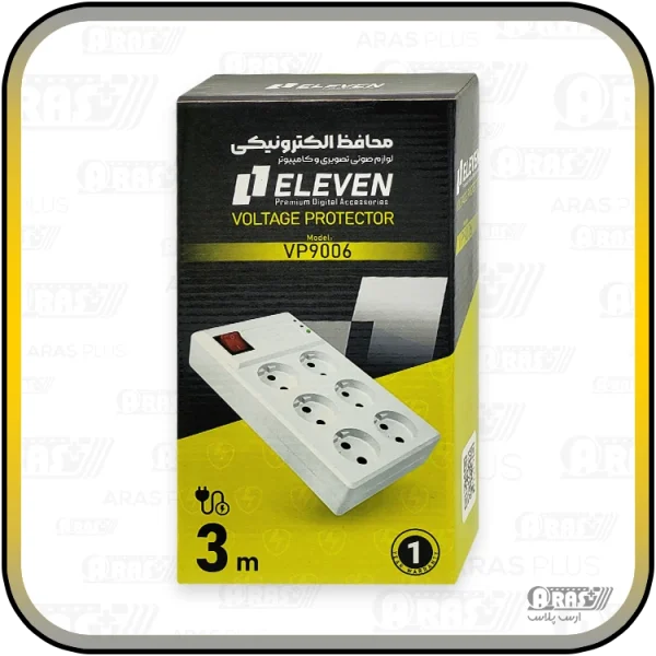 محافظ برق شش خانه الون مدل VP9006 - Image 2