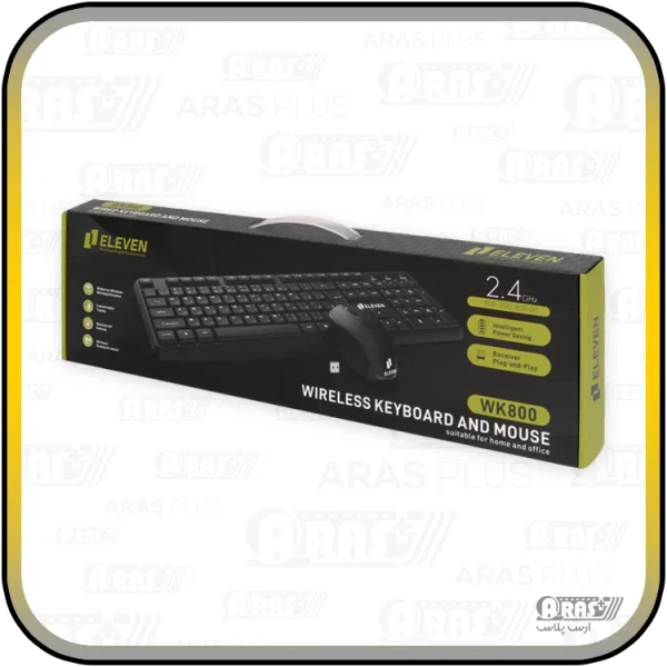 ست موس و کیبورد بی سیم الون مدل WK-800 - Image 2