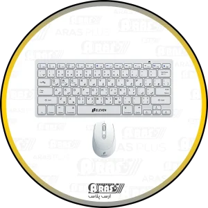 arasplus eleven wk802 wireless bluetooth 1600dpi silent numpad less keyboard mouse combo
