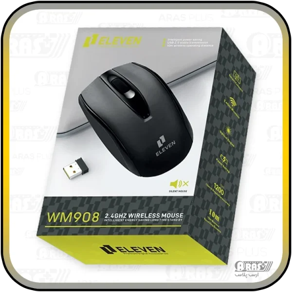 موس بی سیم الون مدل WM908 - Image 2