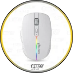 arasplus eleven wm915 wireless bluetooth 6keys 1600dpi rgb silent mouse