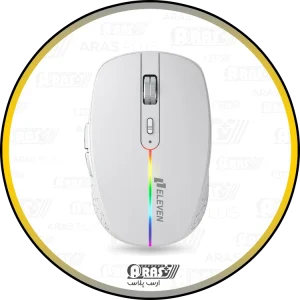 arasplus eleven wm915 wireless bluetooth 6keys 1600dpi rgb silent mouse